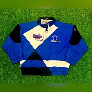 Vintage Apex NFL Dallas Cowboys Superbowl XXVII Champions Jacket